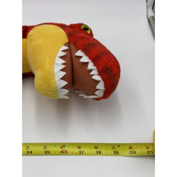 Build A Bear Red Dinosaur T REX Velociraptor Raptor Plush 19" Plush BAB Core - Picture 6 of 9